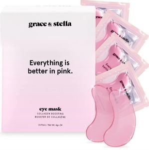 🪷5/$25! Grace & Stella Eye Masks Everything is Better in Pink - Set of 3